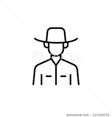 Cowboy icon 125268254