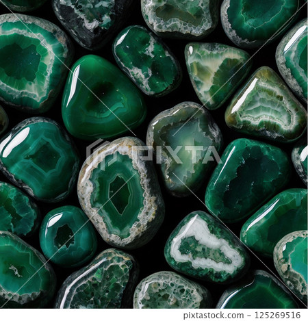 Lots of green agate rough Lots of green agate rough 125269516