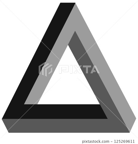 Impossible figures Impossible figures 125269611