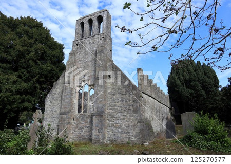 Church ruins in Malahide, Ireland Church ruins in Malahide, Ireland 125270577