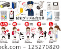 預防犯罪用品插圖集 125270820