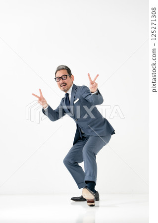 Men in suits, business, peace Men in suits, business, peace 125271308