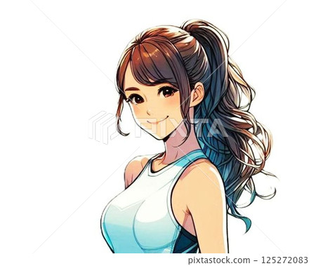 Woman exercising 125272083