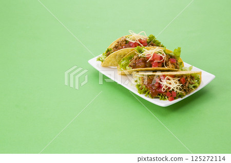 新鮮蔬菜餡玉米捲 125272114