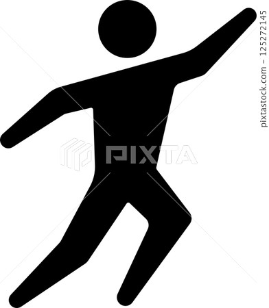 Dancing man icon 125272145