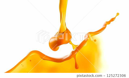 yellow splash of paint yellow splash of paint 125272306