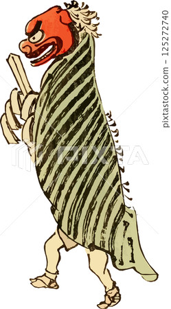 舞獅插圖素材 125272740