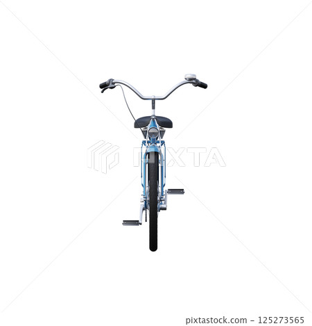 bicycle, isolate on a transparent background, 3d illustration, cg render bicycle, isolate on a transparent background, 3d illustration, cg render 125273565