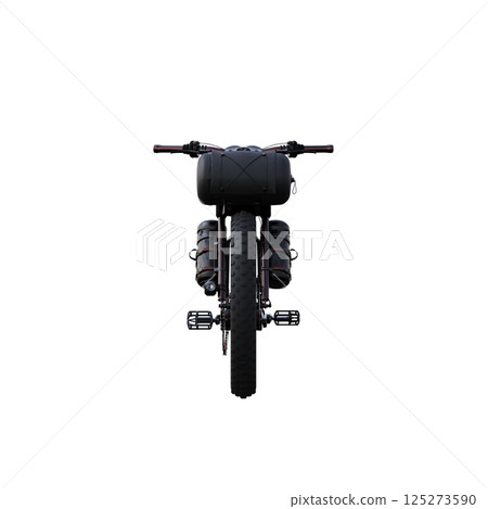bicycle, isolate on a transparent background, 3d illustration, cg render bicycle, isolate on a transparent background, 3d illustration, cg render 125273590