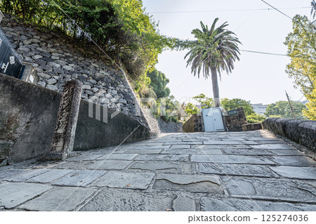 Famous tourist spot in Nagasaki City, Nagasaki Prefecture: Dutch Slope 125274036