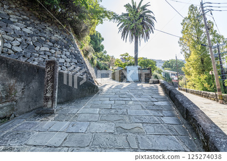 Famous tourist spot in Nagasaki City, Nagasaki Prefecture: Dutch Slope 125274038