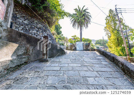 Famous tourist spot in Nagasaki City, Nagasaki Prefecture: Dutch Slope 125274039