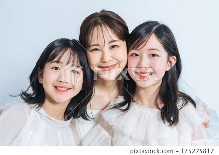 Mother and daughter portrait 125275817