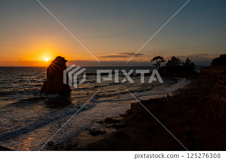 Tateishi Park at sunset - Yokosuka, Kanagawa Prefecture, Japan 125276308