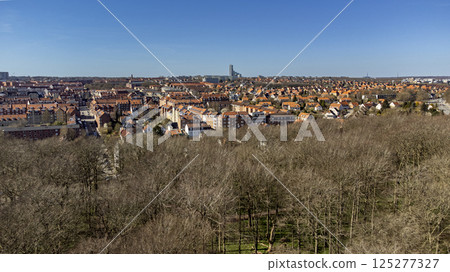 The park Risskov and the Troejborg area in Aarhus The park Risskov and the Troejborg area in Aarhus 125277327