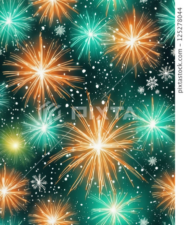 Festive abstract background for celebrating the new year, winter fairy tale 125278044
