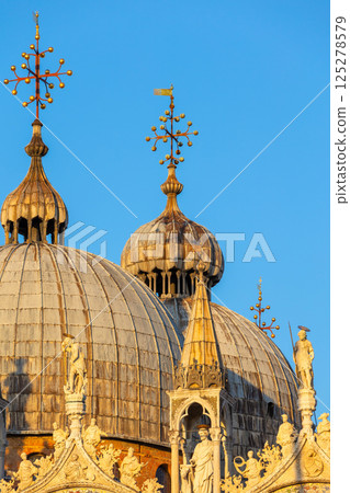Basilica San Marco close-up, Venice, Italy 125278579