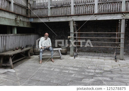 Armoury and mannequins at Fort Elizabeth, Cork, Ireland 125278875