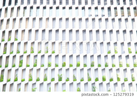 The wall of Hanshin Department Store 125279319