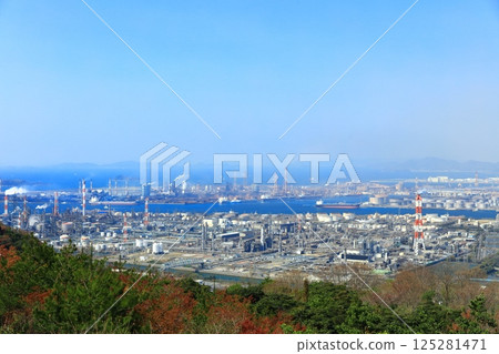 [Okayama Prefecture] Mizushima Petrochemical Complex on a sunny day 125281471