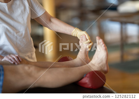 Physiotherapy Treatment in a Rehabilitation Center 125282112