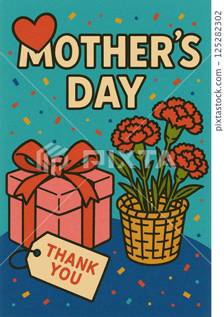 可愛的母親節禮盒 125282302