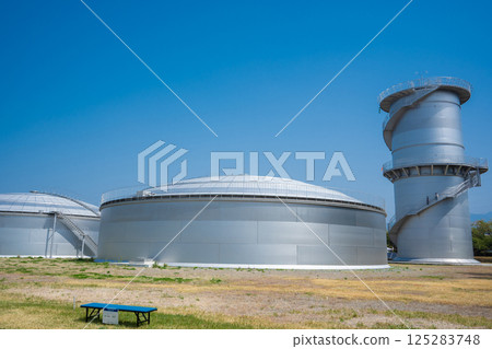 Maebashi City Water Bureau Shikishima Water Purification Plant Water purification tank and water tower 125283748