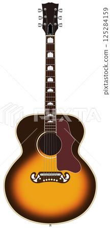 Acoustic Guitar Super Jumbo Sunburst 125284159