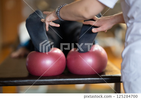 Physiotherapy Treatment in a Rehabilitation Center 125284700