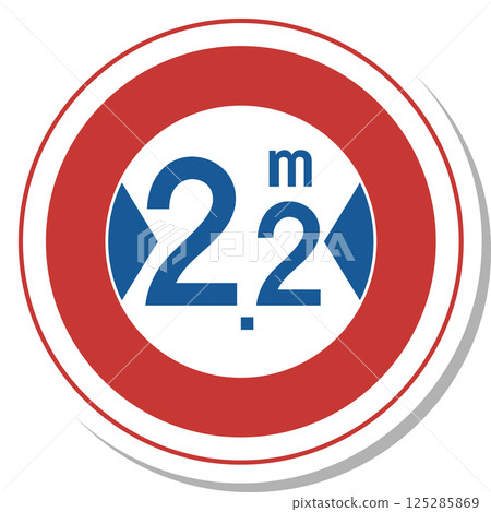 貼紙式標誌插圖，最大寬度 125285869