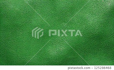 AI image: Green genuine leather texture 125286468