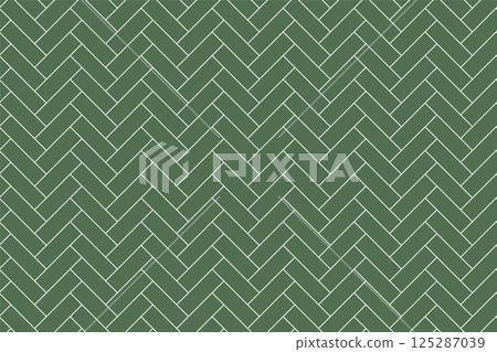 Herringbone floor Herringbone floor seamless pattern. Herringbone texture. Linear cladding surface. Vector.  125287039