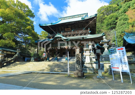 [Kagawa Prefecture] Spring at Kotohira Shrine (Asahi Shrine and main building) 125287203