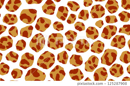Abstract modern giraffe seamless pattern. Animals trendy background. Colorful decorative vector stock illustration for print, card, postcard, fabric, textile. Modern ornament of stylized skin Abstract modern giraffe seamless pattern. Animals trendy background. Colorful decorative vector stock illustration for print, card, postcard, fabric, textile. Modern ornament of stylized skin 125287908