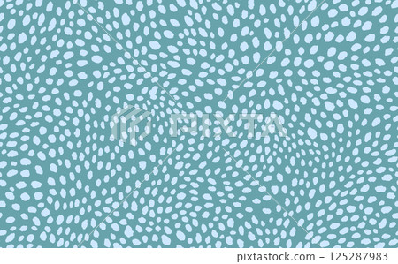Abstract modern leopard seamless pattern. Animals trendy background. Color decorative vector stock illustration for print, card, postcard, fabric, textile. Modern ornament of stylized skin 125287983
