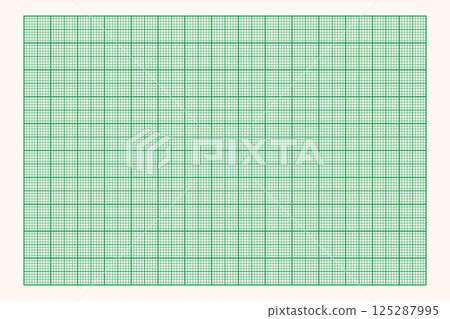 Millimeter graph paper grid. Abstract squared background. Geometric pattern for school, technical engineering line scale measurement. Lined blank for education isolated on transparent background 125287995