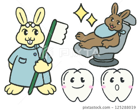 Rabbit dentist 125288019