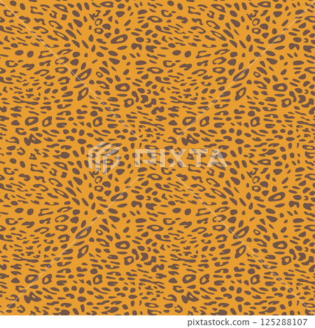 Abstract modern leopard seamless pattern. Animals trendy background. Color decorative vector stock illustration for print, card, postcard, fabric, textile. Modern ornament of stylized skin Abstract modern leopard seamless pattern. Animals trendy background. Color decorative vector stock illustration for print, card, postcard, fabric, textile. Modern ornament of stylized skin 125288107