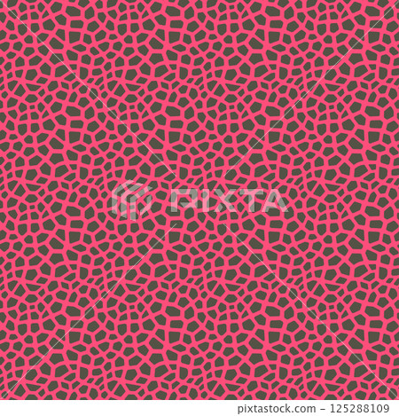 Abstract modern giraffe seamless pattern. Animals trendy background. Colorful decorative vector stock illustration for print, card, postcard, fabric, textile. Modern ornament of stylized skin Abstract modern giraffe seamless pattern. Animals trendy background. Colorful decorative vector stock illustration for print, card, postcard, fabric, textile. Modern ornament of stylized skin 125288109