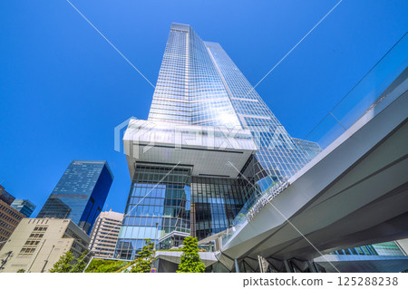 日本東京城市景觀春光…虎之門之丘站塔（虎之門之丘站）景觀 125288238