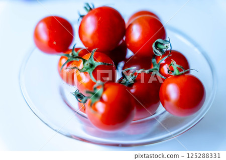 Two cherry tomatoes Two cherry tomatoes 125288331