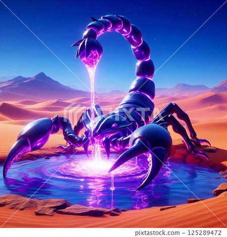 沙漠蠍子插圖 125289472