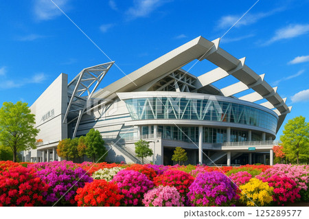 Saitama Super Arena and Azalea 125289577