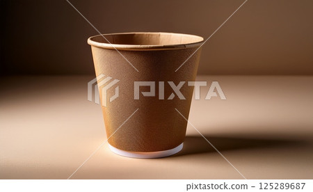 A relaxed space and paper cups A relaxed space and paper cups 125289687