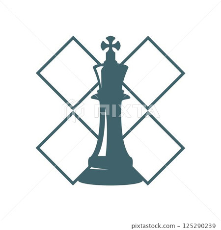 Chess piece logo design Chess piece logo design 125290239