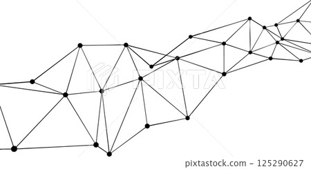 Simple network pattern vector material 125290627