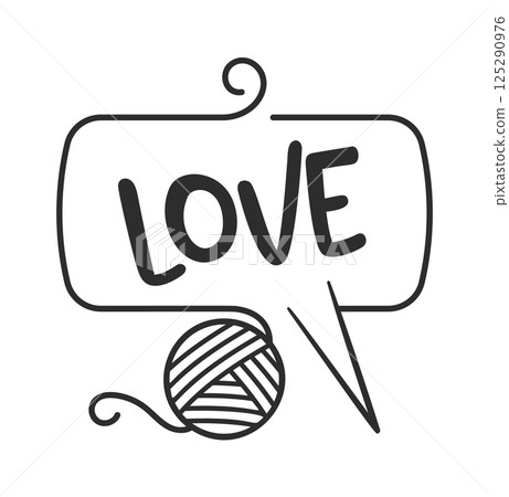 Love speech bubble frame design Love speech bubble frame design 125290976