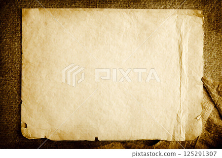 Old Paper Texture On Grunge Background 125291307
