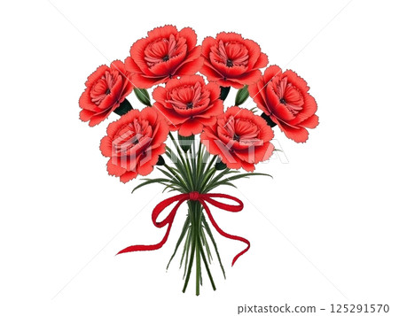 母親節紅色康乃馨花束 母親節紅色康乃馨花束 125291570