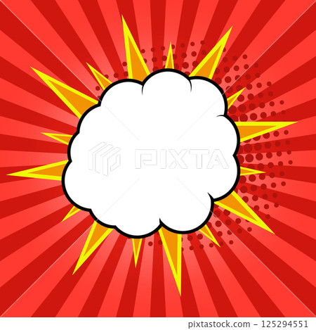 Comic speech bubble, comic background Comic speech bubble, comic background 125294551